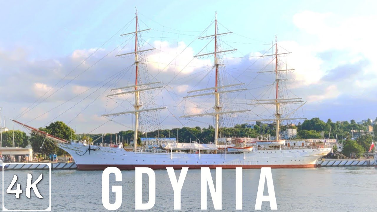 [ 4K ] Gdynia, Poland. Part 3 | Сity center, Waterfront