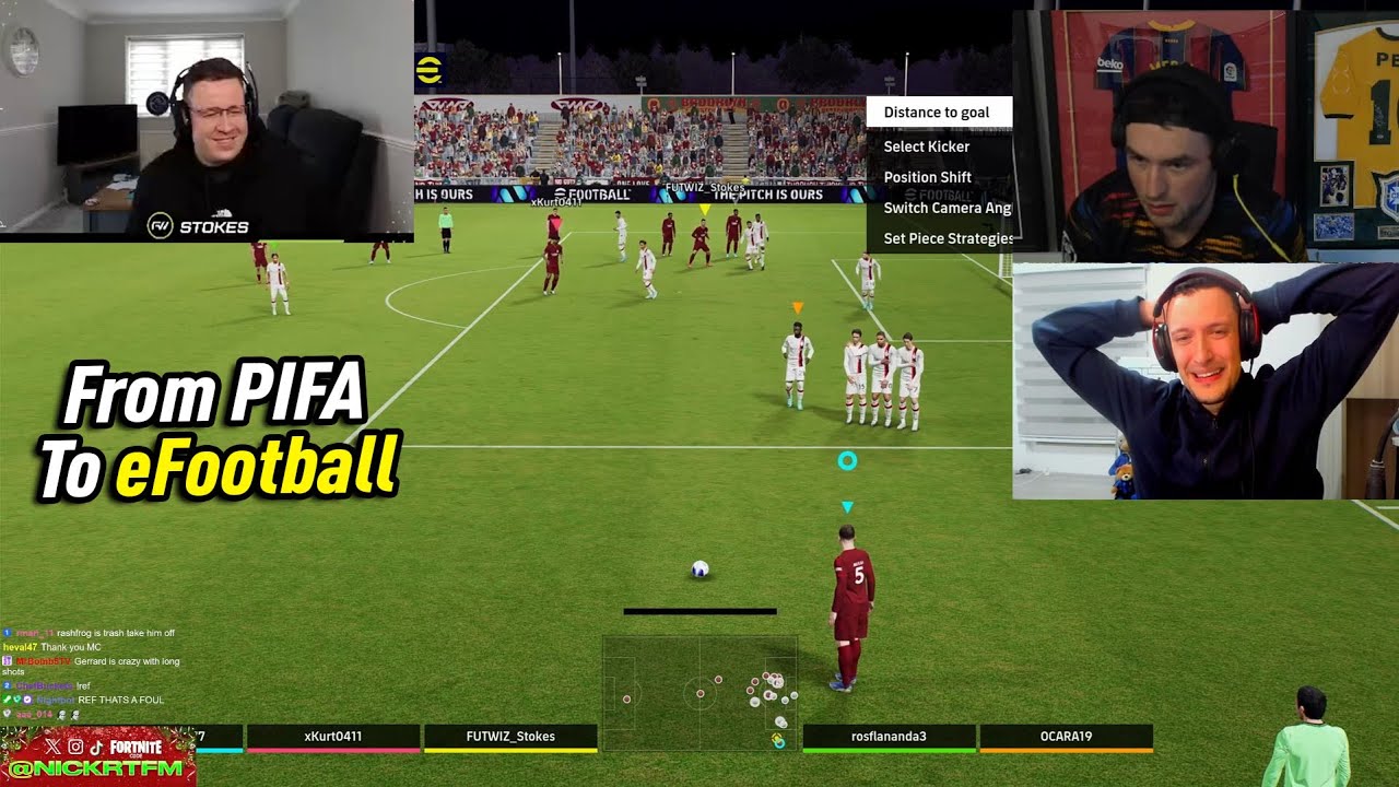 Курт, RTFM и Стоукс в очень напряженной игре на eFootball...