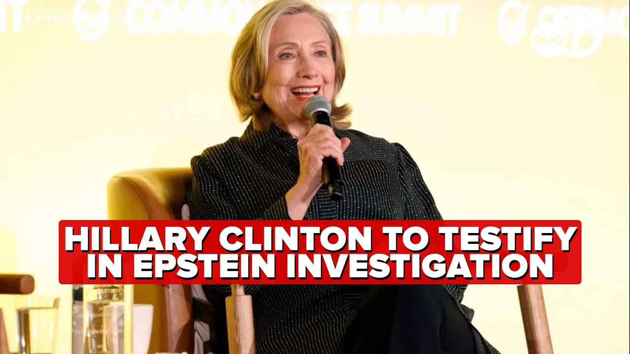 LIVE | Hillary Clinton to testify in Epstein investigation before House panel