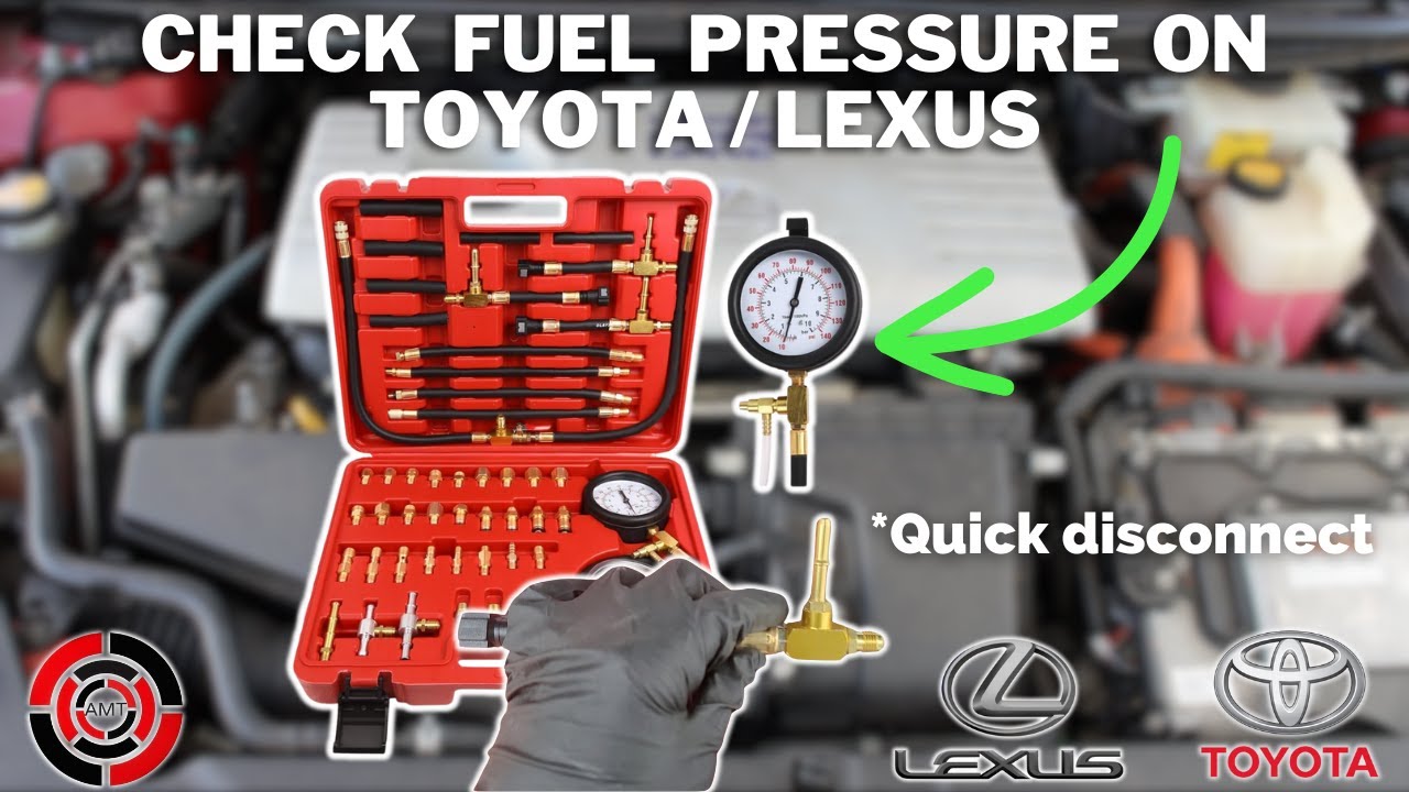 Check fuel pressure Toyota/Lexus (Quick disconnect)