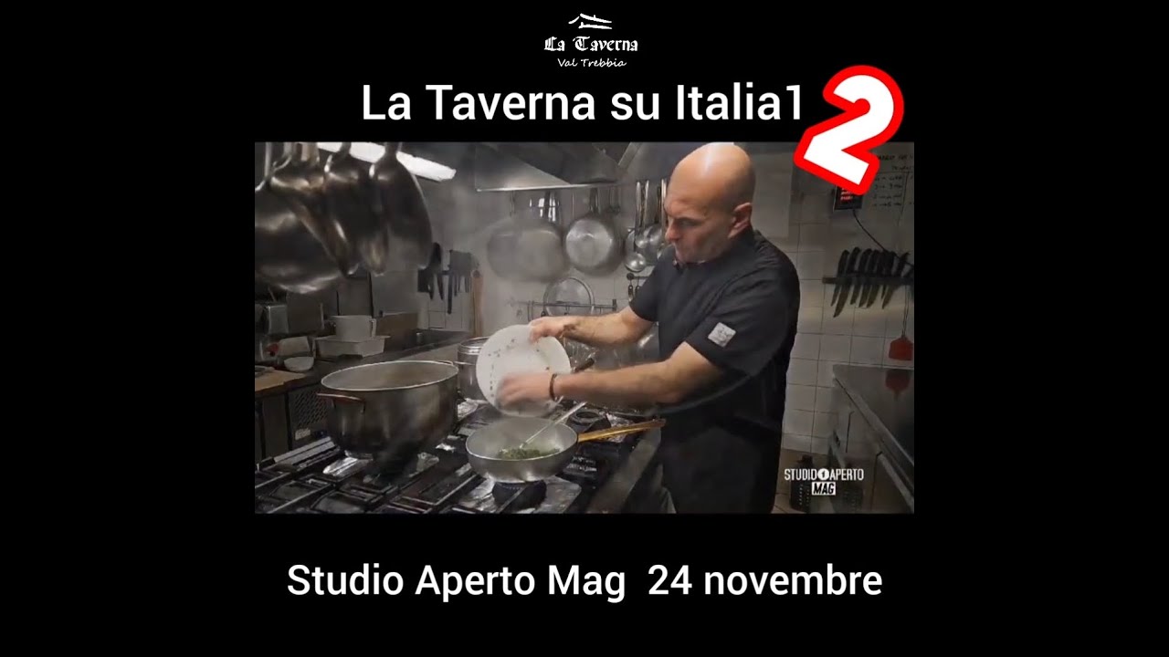 La Taverna Val Trebbia a Studio Aperto Mag - Italia1 - 24/11/23