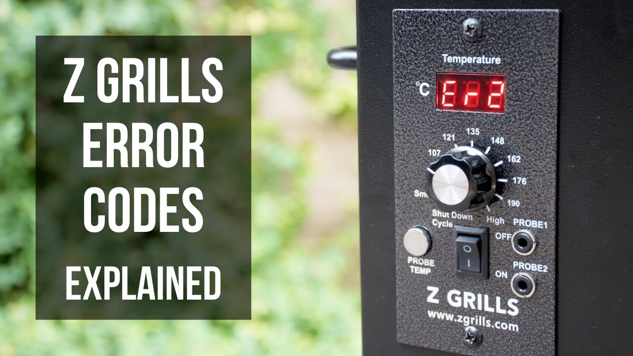 Объяснение кодов ошибок пеллетных грилей Z Grills
