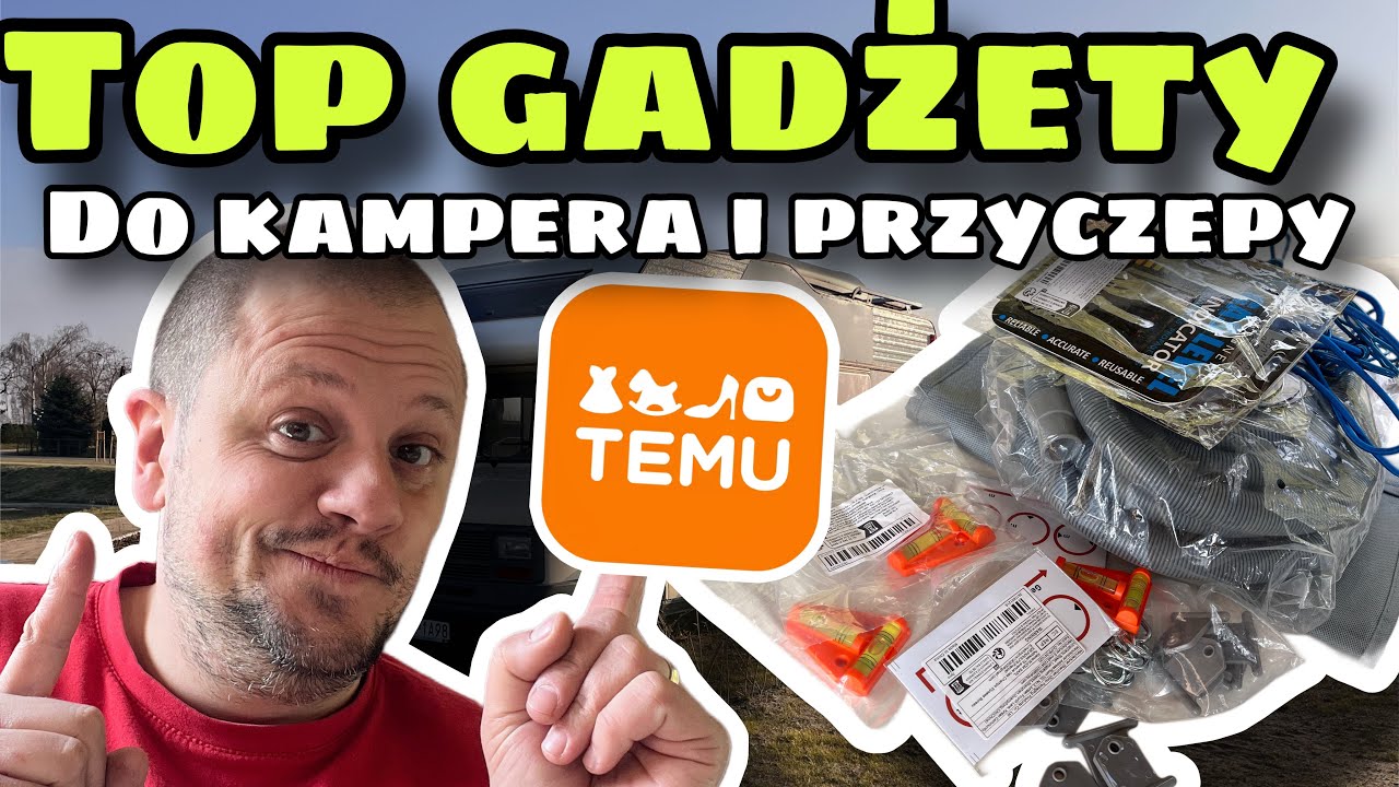 TOP gadżety do KAMPERA i PRZYCZEPY z TEMU! Tanie i praktyczne hity! 🚐🔥