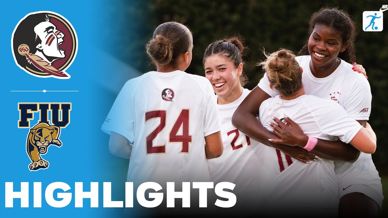 Florida State vs Florida International | NCAA College Women's Soccer | Highlights - August 17, 2025