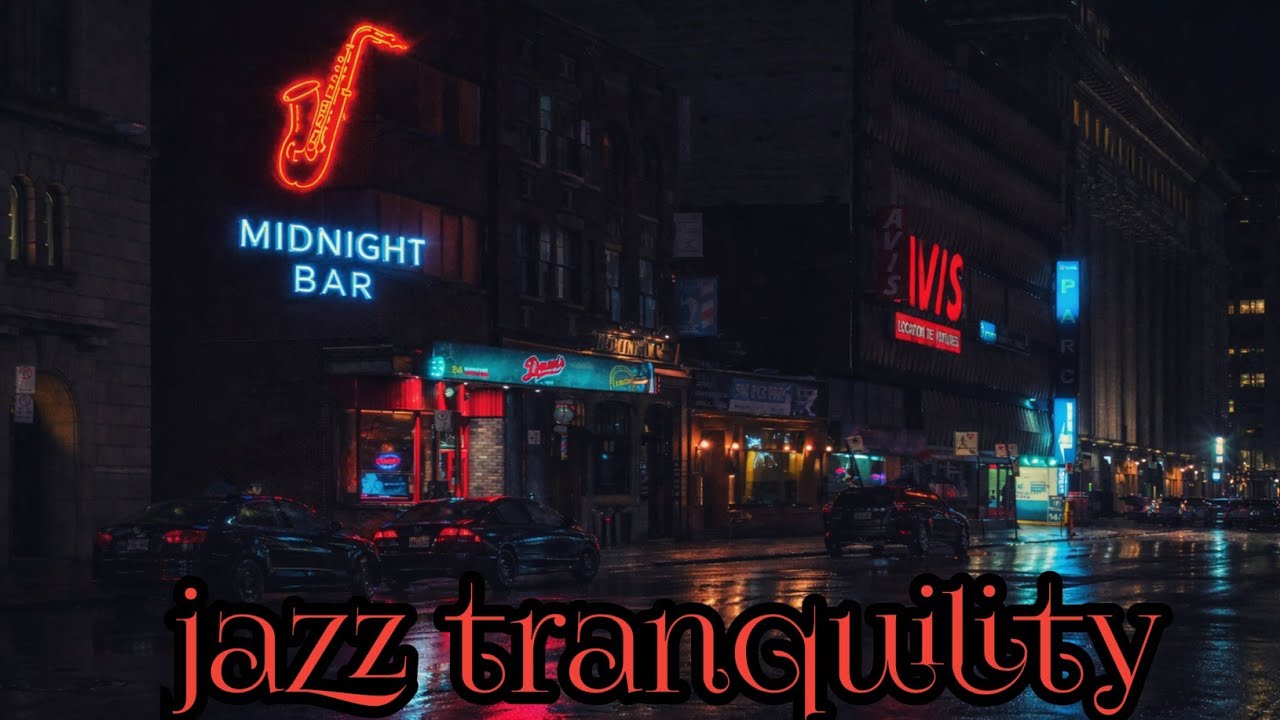 Chilly Rain Jazz Nights | Relaxing Smooth Jazz Background Music