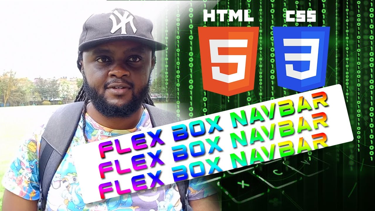 How to Design a FlexBox Navbar | Flexbox Navigation Bar for Website