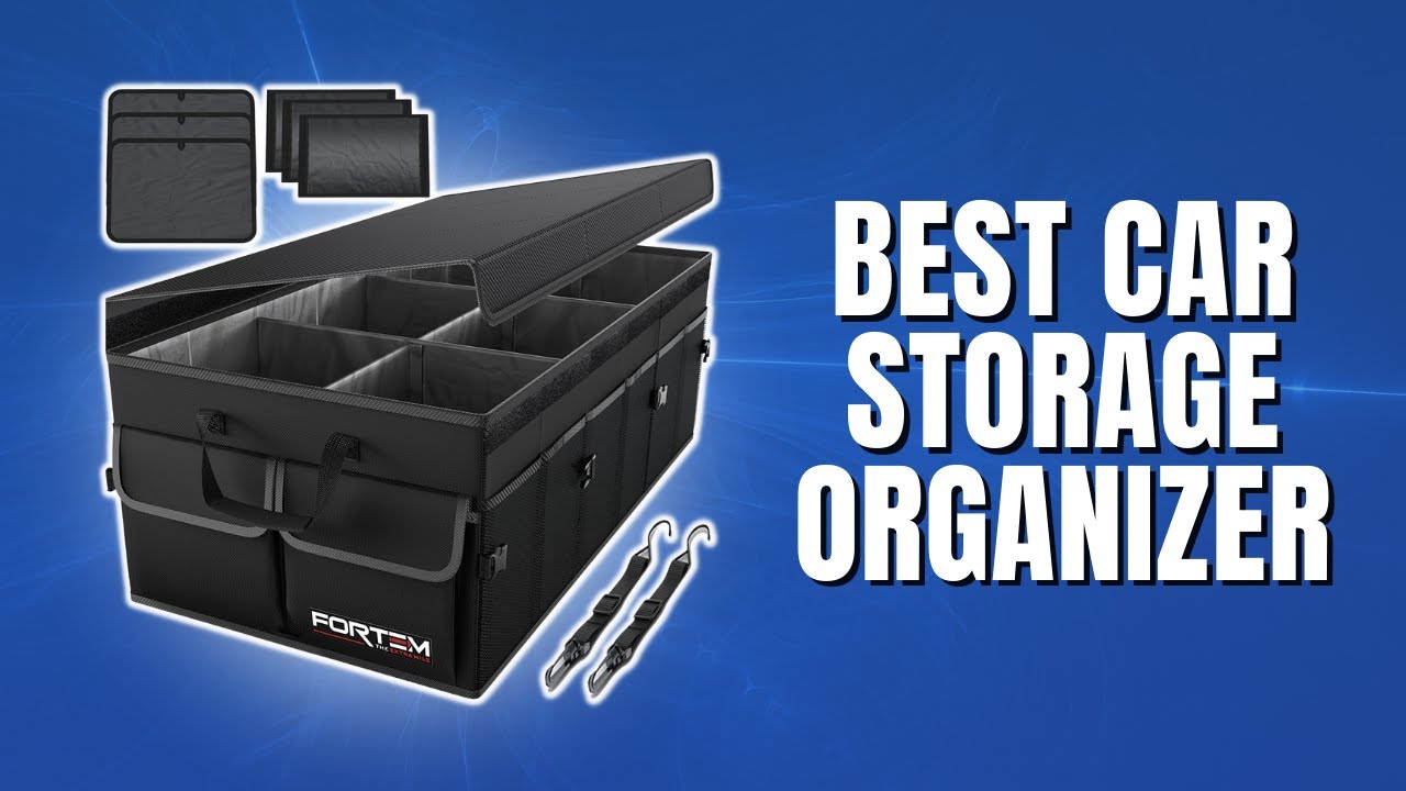 FORTEM Car Trunk Organizer - Car Storage MUST HAVE
