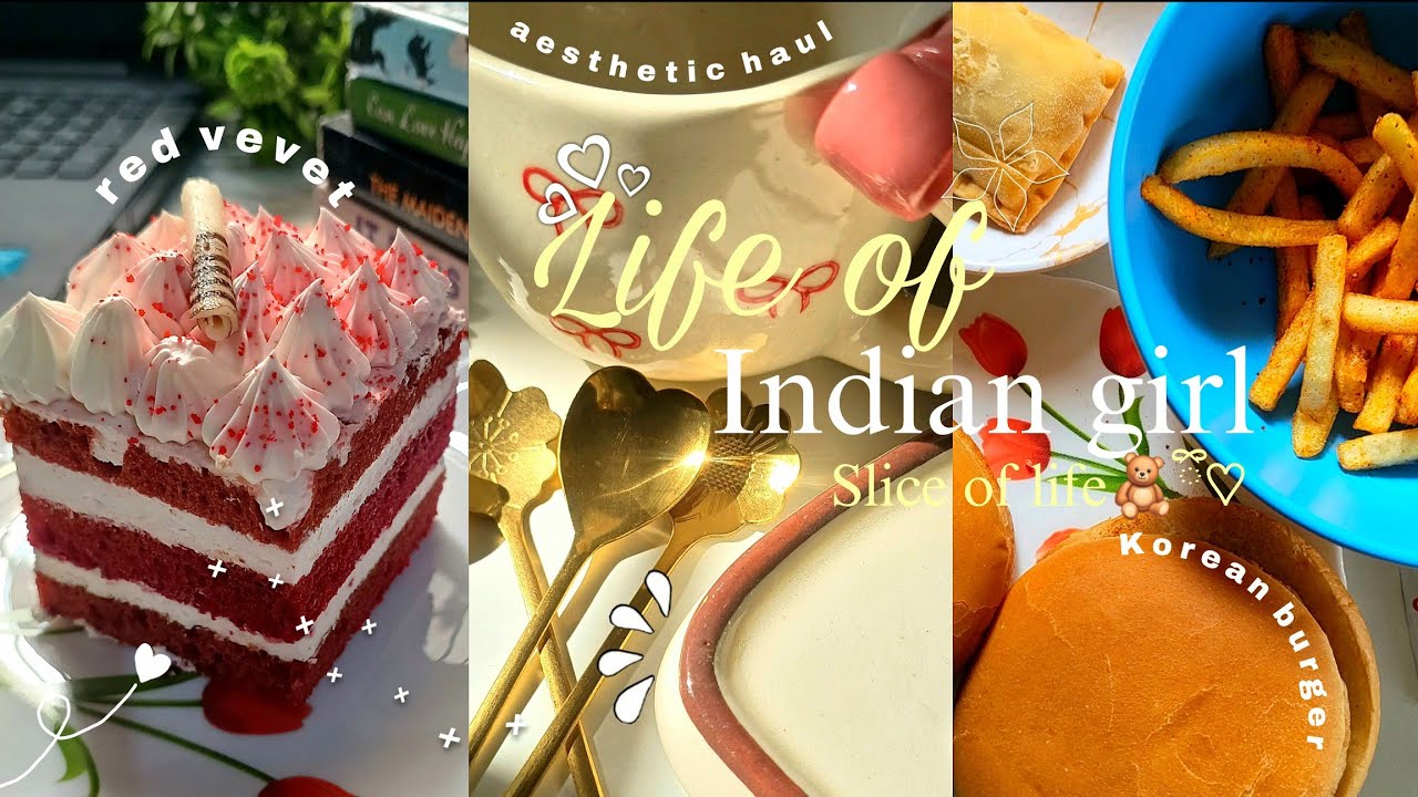 Daily Vlog ✨️ | Aesthetic vlog Indian | Life in india | Meesho Haul, Korean Spicy Burger, Cake 🌷