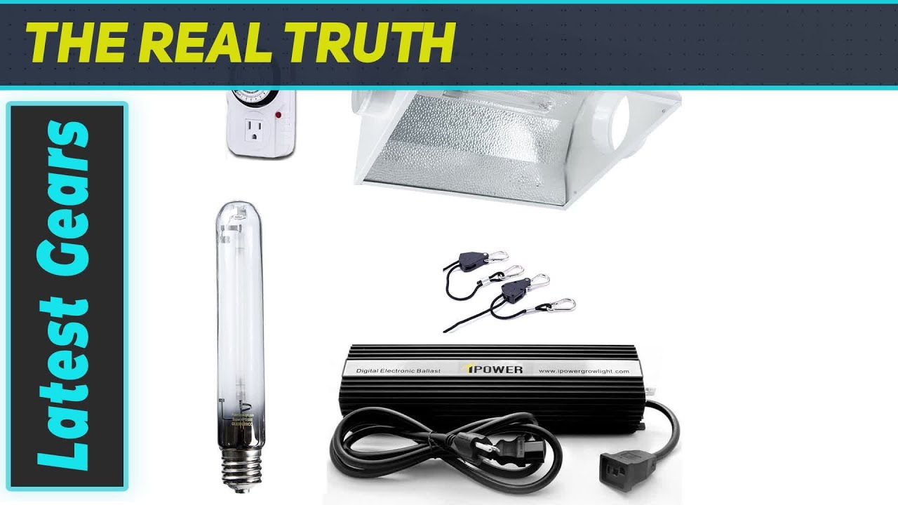 iPower GLSETX600DHAC6 600 Watt HPS Digital Dimmable Ballast System - Best for Growing Plants