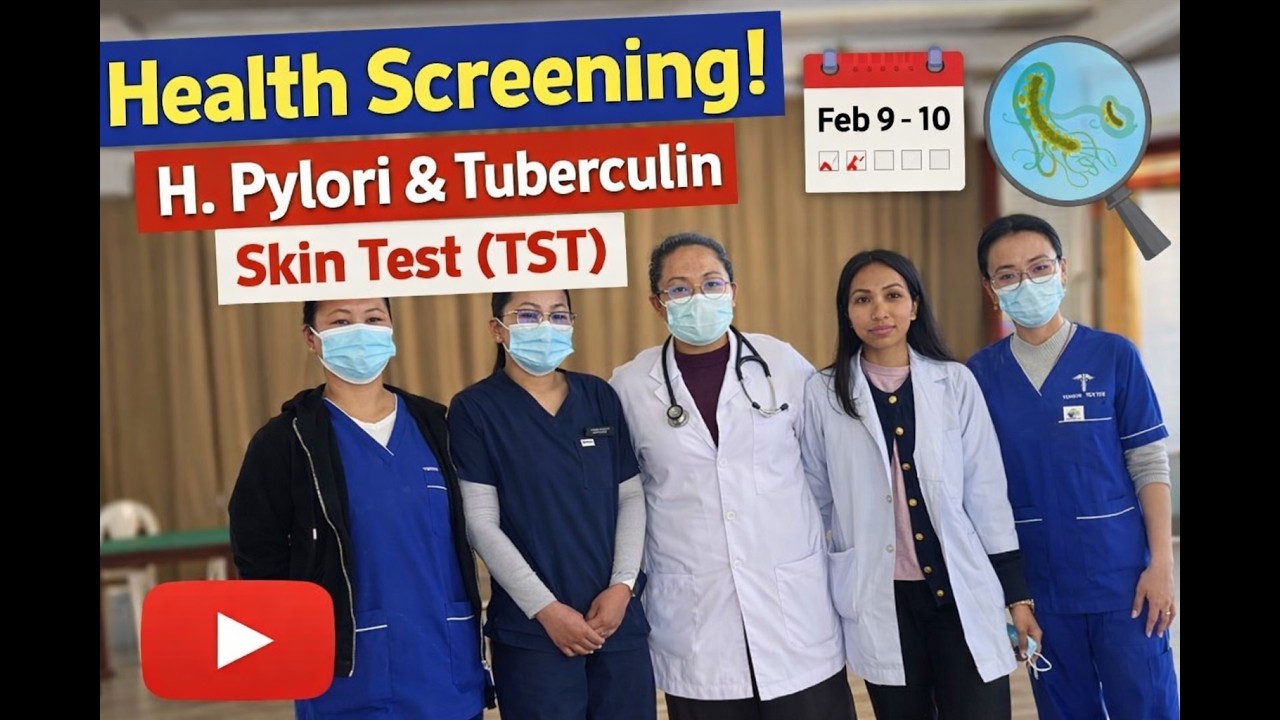HEALTH SCREENING AT TASHILING l  #tibetan #awareness #health