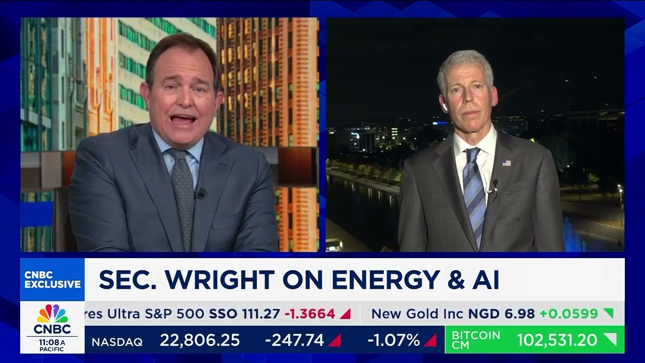 Secretary Chris Wright Joins CNBC's Brian Sullivan – November 7, 2025