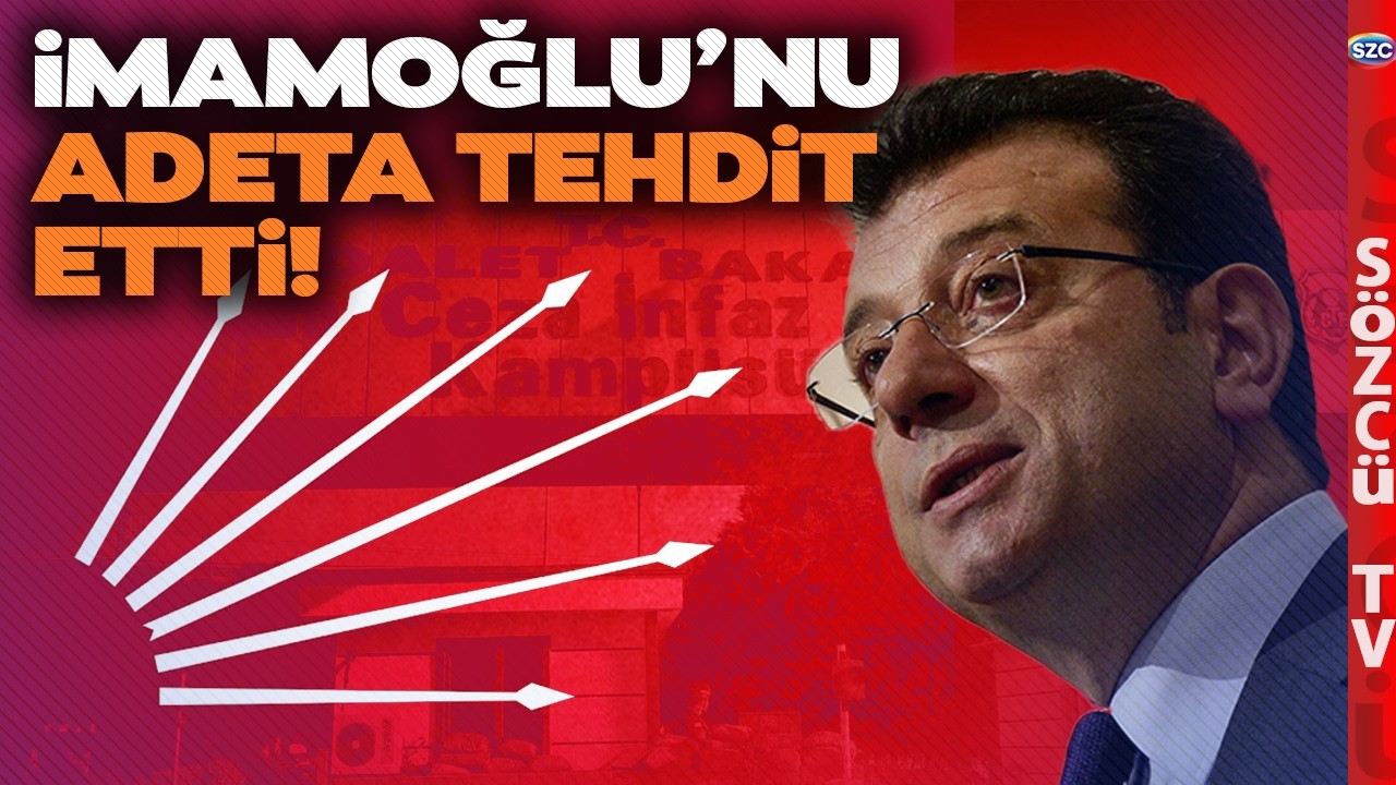 Savcıdan Ekrem İmamoğlu'na Tehdit Gibi S&ouml;zler! 