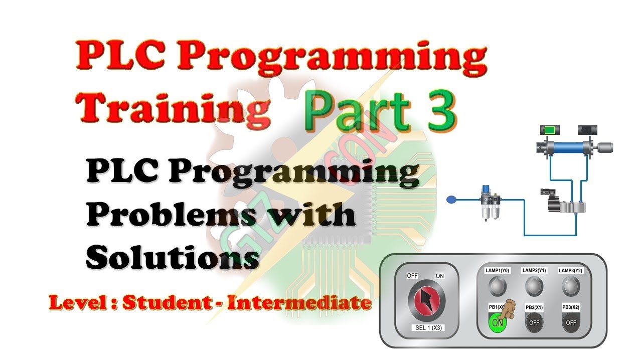 PLC Programming Training  Part 3 (Student-Beginner)-Latching