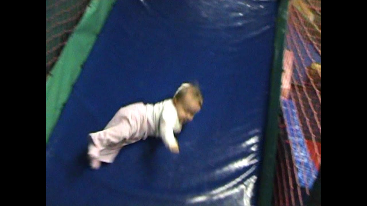 Baby girl falls down slide (Extended Edition + Better Quality)
