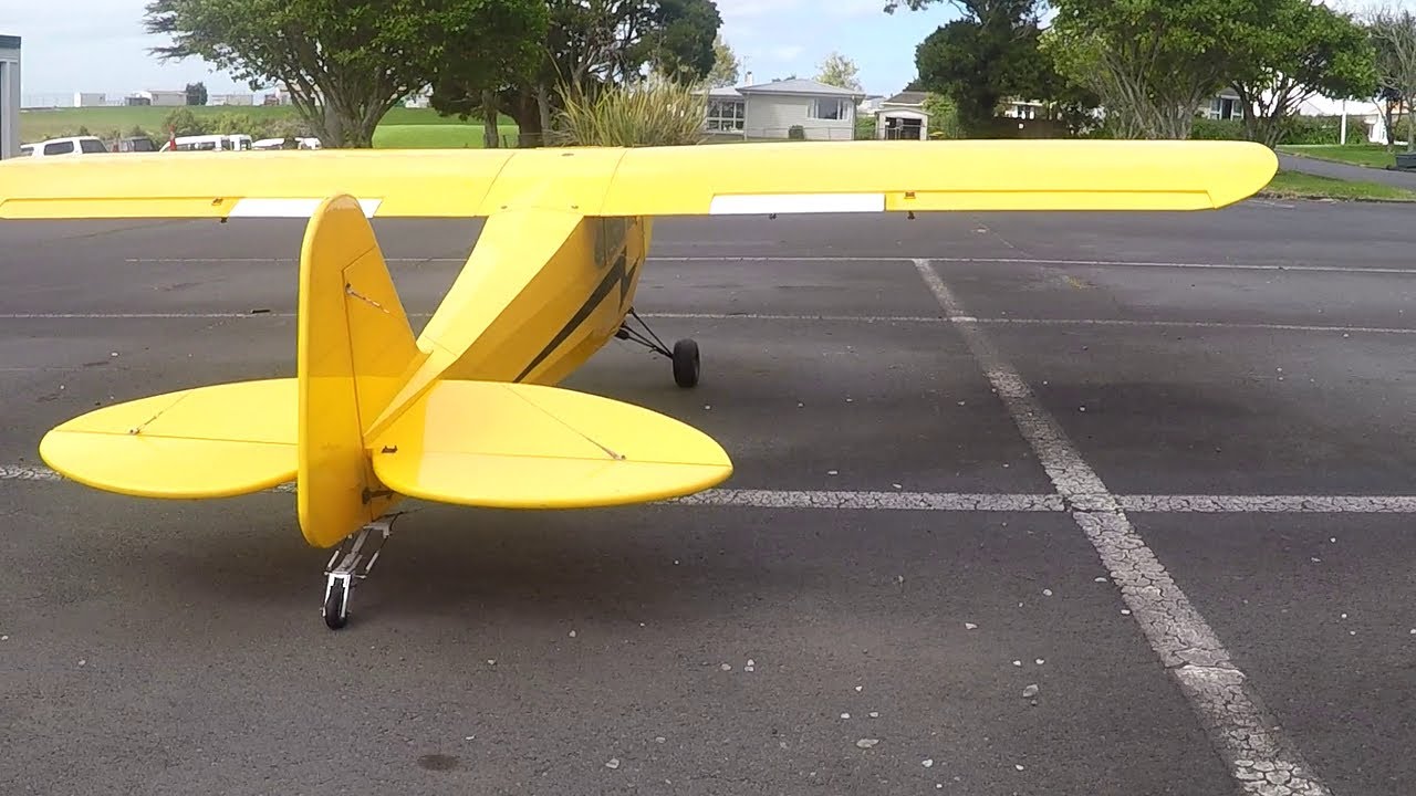 Mounting the NGH GTT70 Engine | RC Piper Cub Project
