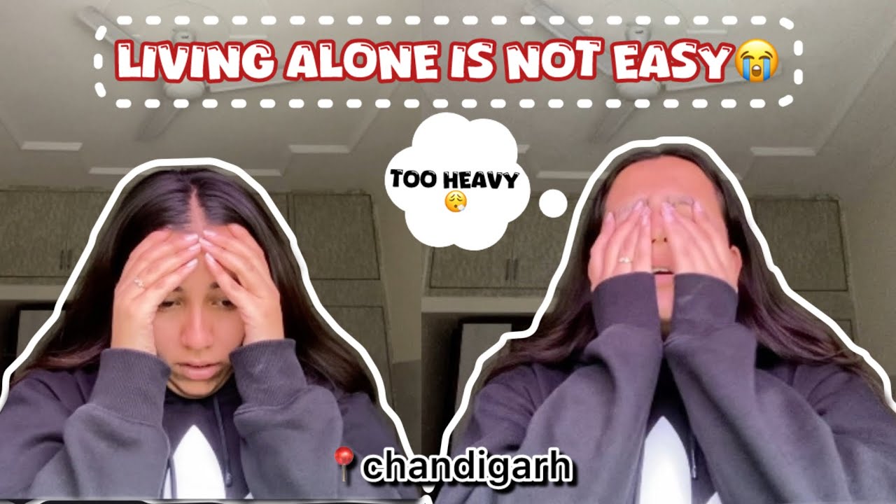 A day when everything felt heavy | living alone in Chandigarh😮‍💨❤️‍🩹