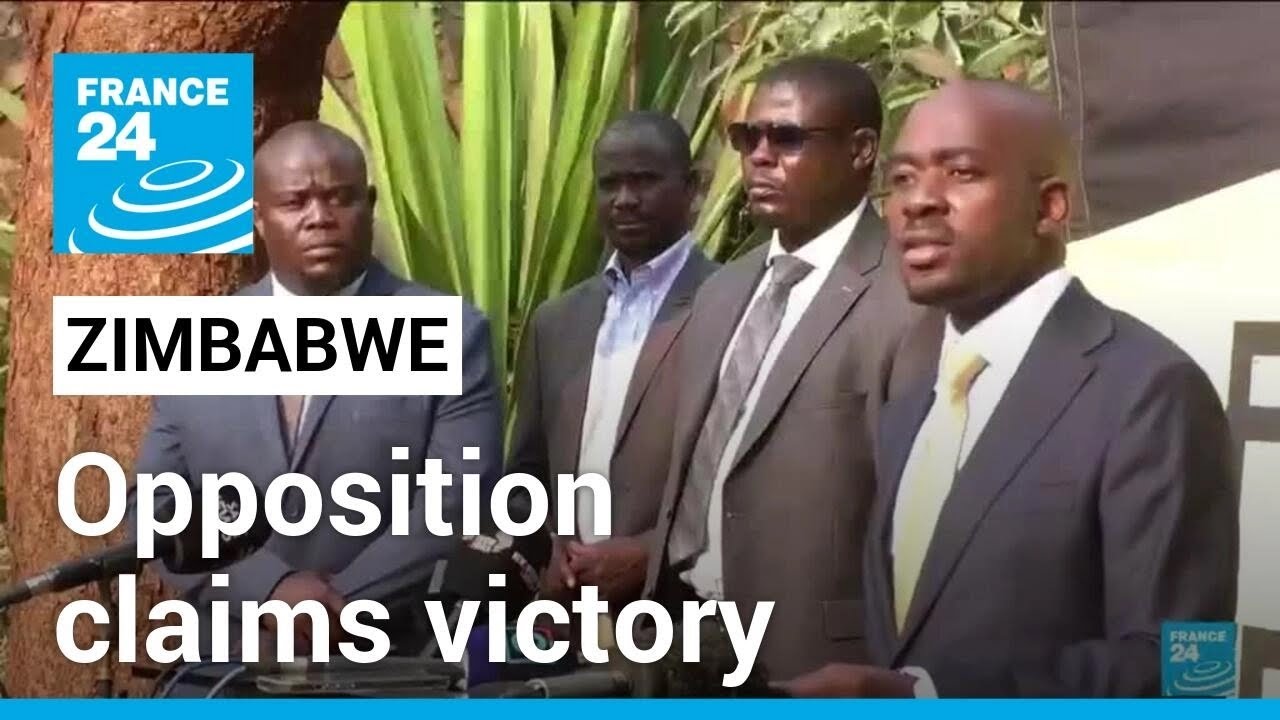 Zimbabwe opposition claims victory, contesting president's re-election &bull; FRANCE 24 English