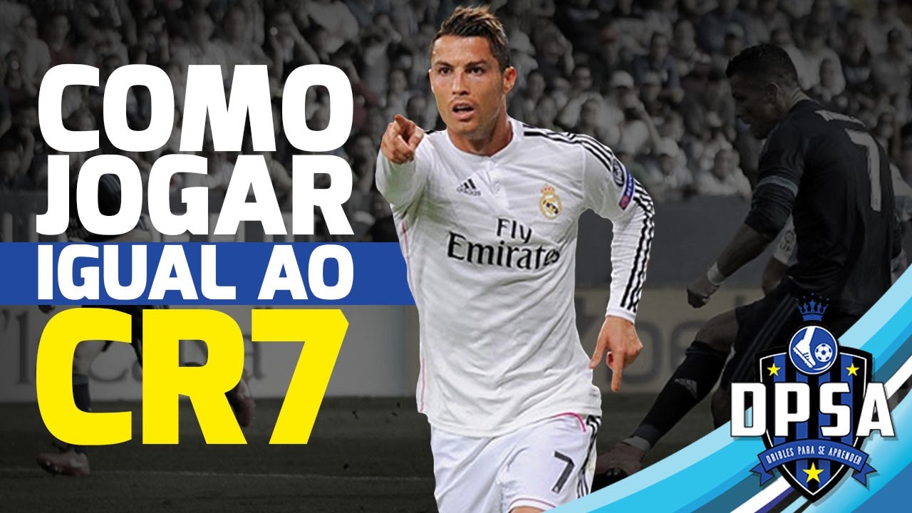 Como jogar igual o Cristiano Ronaldo (chute,corte ,combo cr7) // How to play like cr7