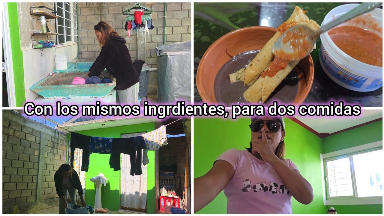 Asi comemos en un dia normal, actividades del hogar.
