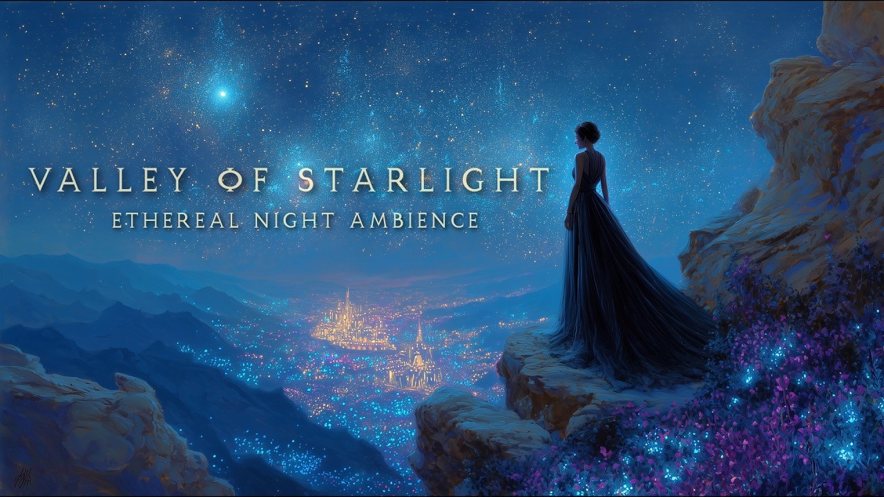 Ethereal Celtic Music 🌌 Deep Sleep Fantasy Ambience | Valley of Starlight