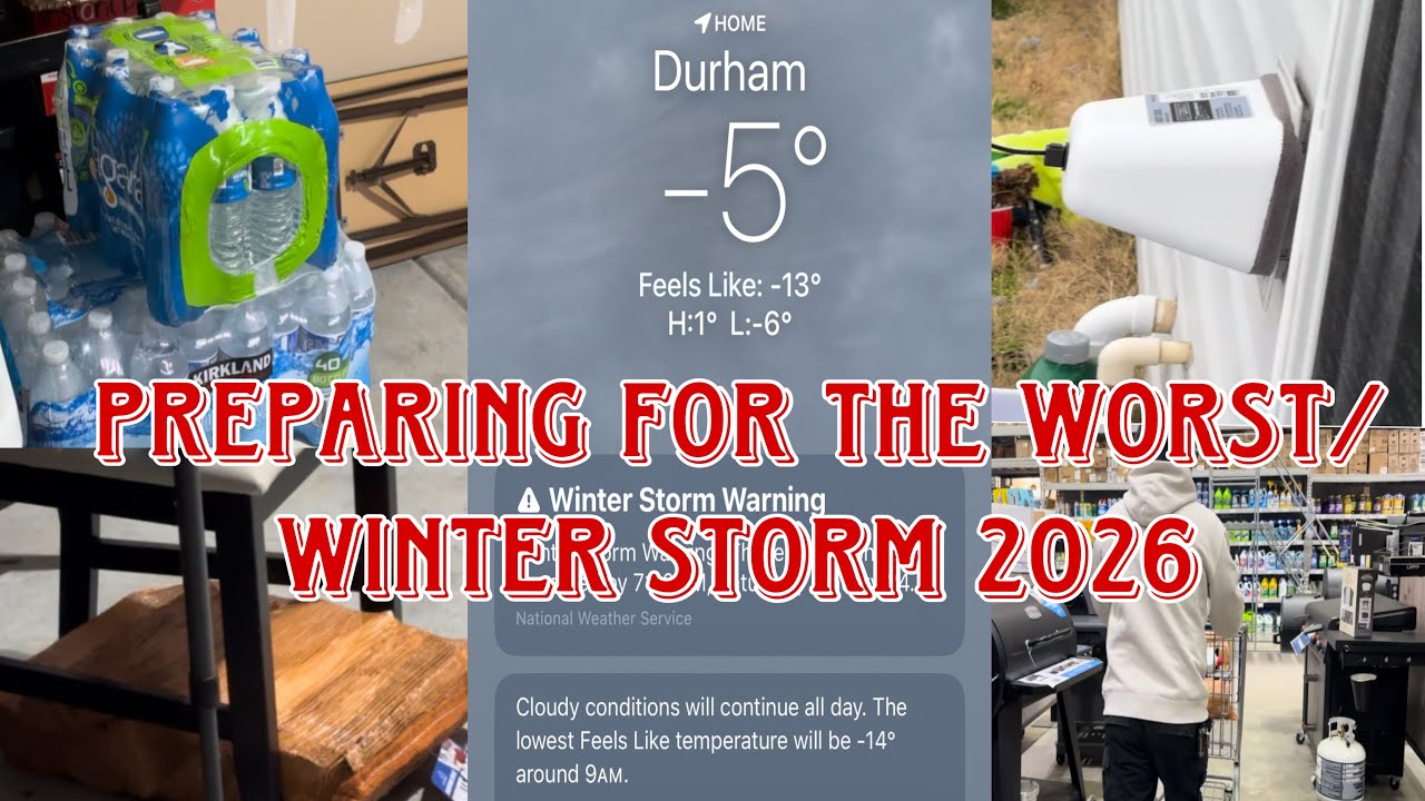 Preparing for the Winter Storm//