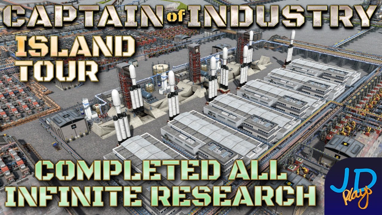 MEGA ISLAND & 81K Workers! 🚜 Captain of Industry Island Tours 👷