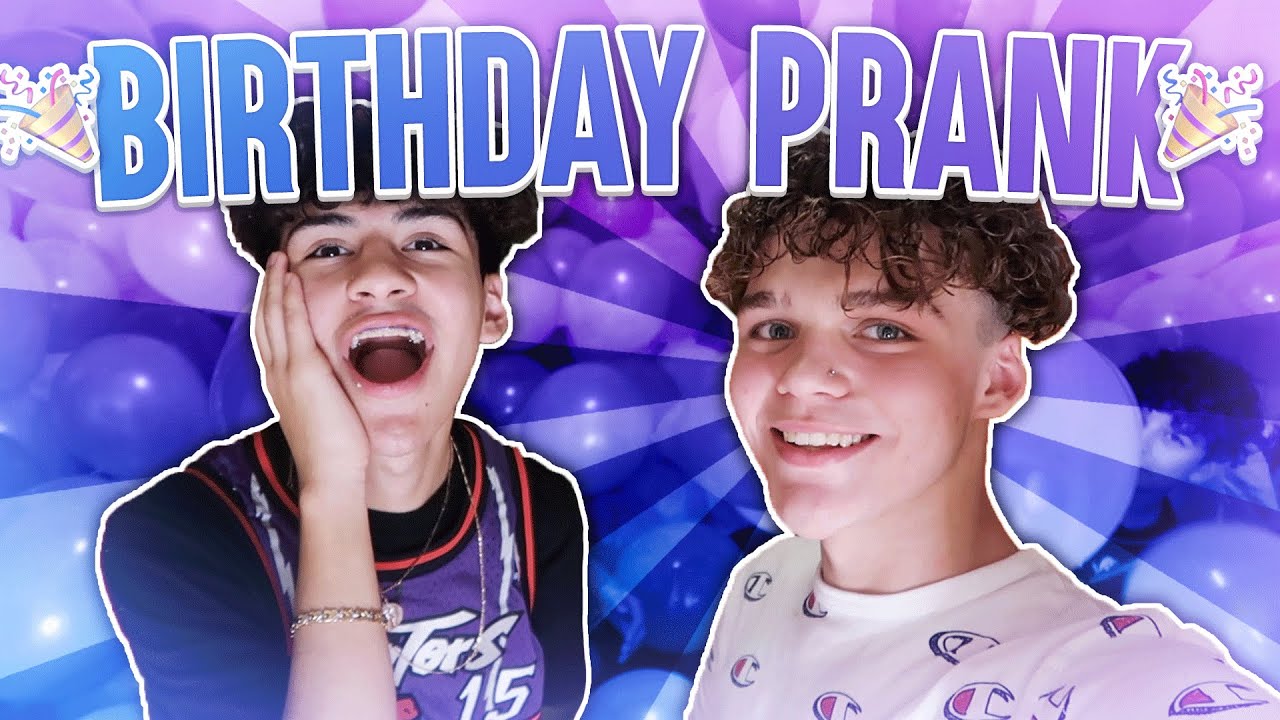 I FILLED MARC GOMEZ'S ROOM UP WITH BALLOONS ON HIS BIRTHDAY (PRANK)