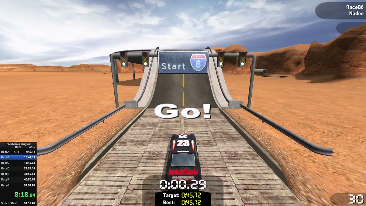 TMOriginal Race in 50:57 RTA | 44:49.120 IGT