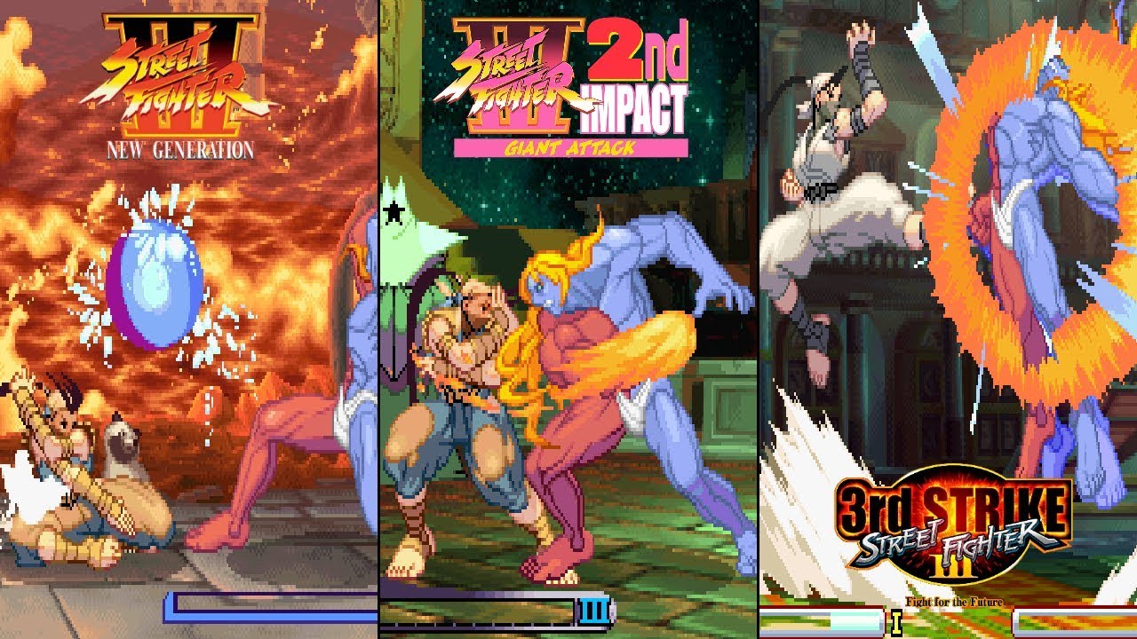 Street Fighter III Series [60FPS]: Vs. Gill (Ibuki, No Losses)