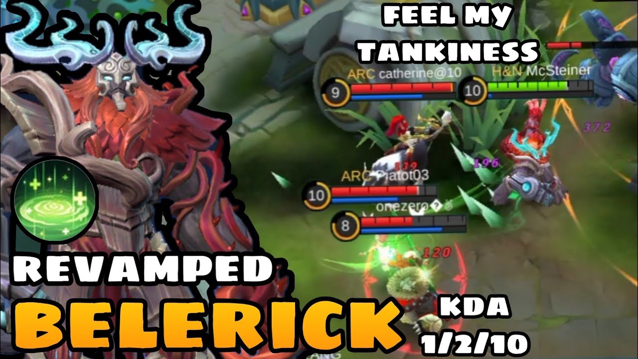 New Revamped Belerick Gameplay! Insane Tankiness!? | Belerick | Mobile Legends