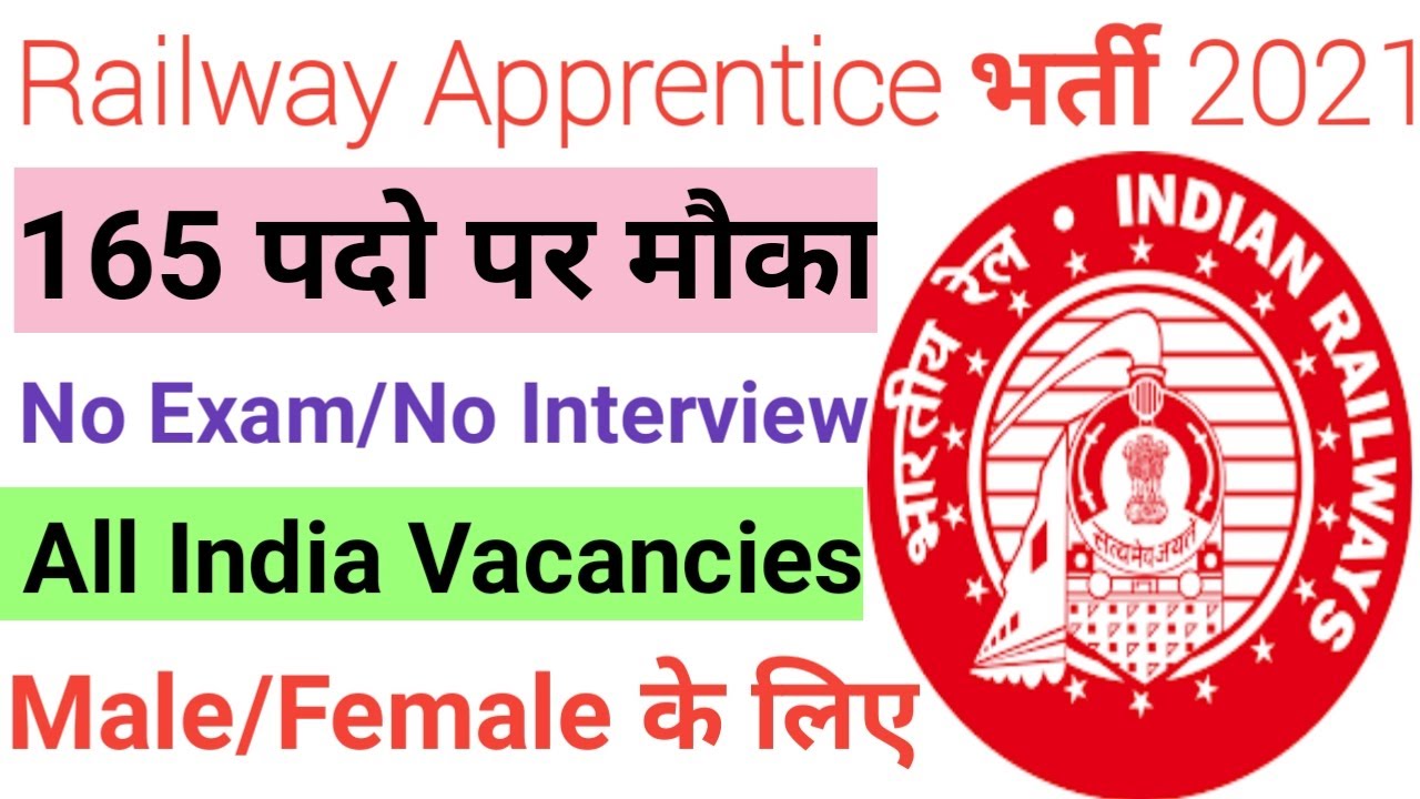WCR Railway Recruitment 2021 | Railway Apprentice Recruitment 2021 | Railway Apprentice Vacancy 2021
