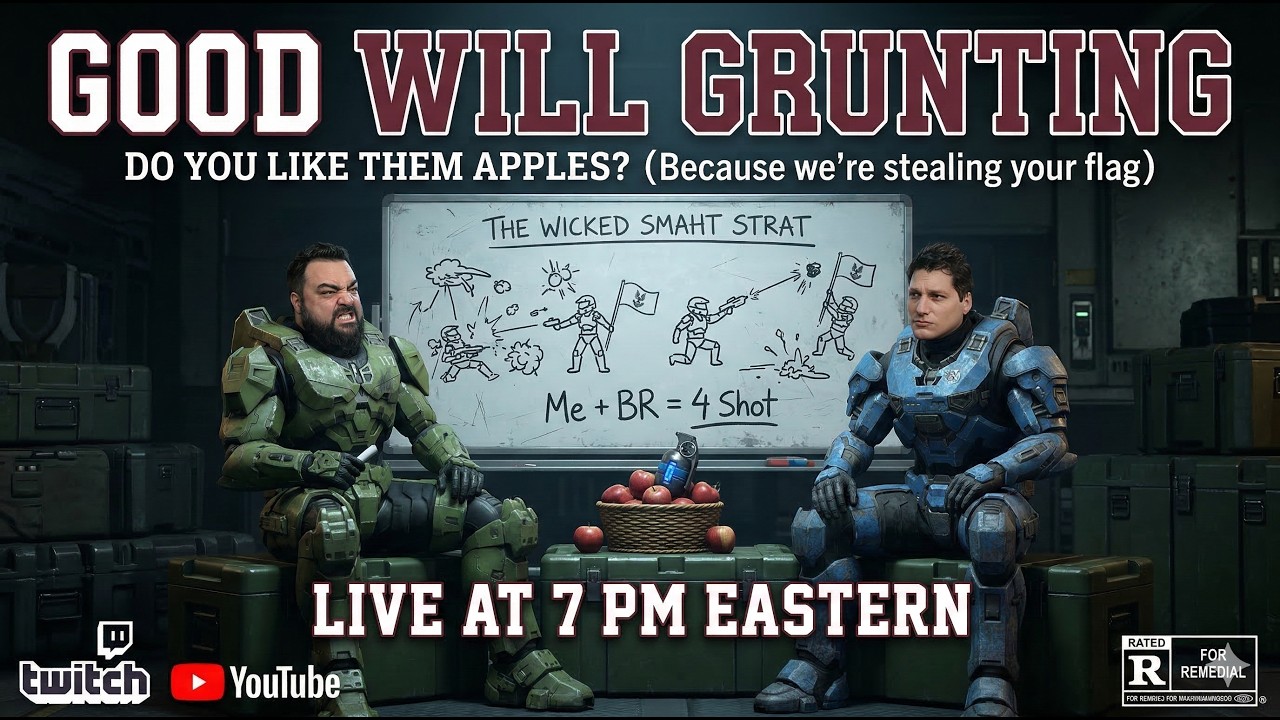 🔴 GOOD WILL GRUNTING 🍏 | Halo Infinite w/ Solidshottt | 