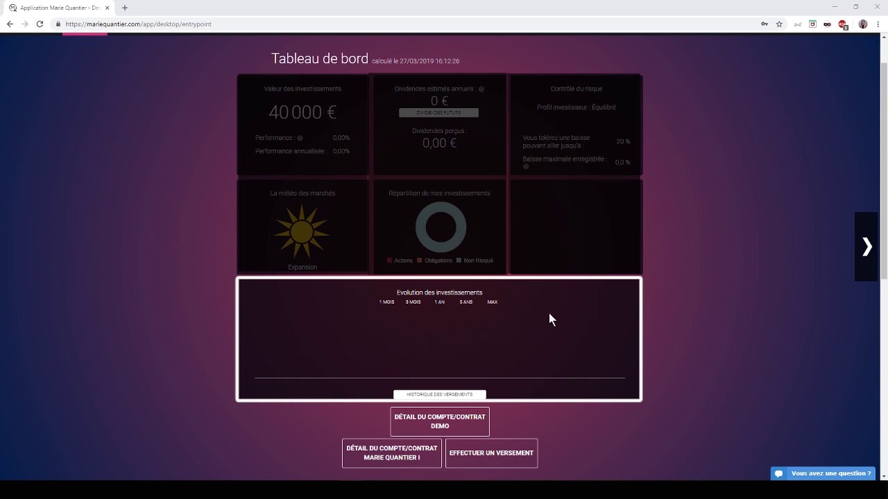 Marie Quantier by MyFunds TUTO TIME! Votre application Marie Quantier en 3 minutes