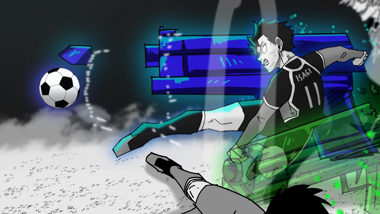 TWO-GUN DIRECT VOLLEY | Blue Lock Fan Animation