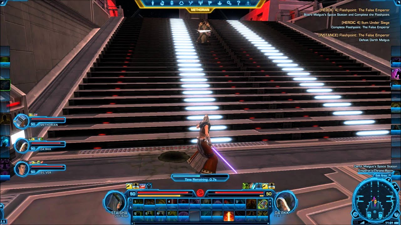 SWTOR Beta - Darth Malgus fight.