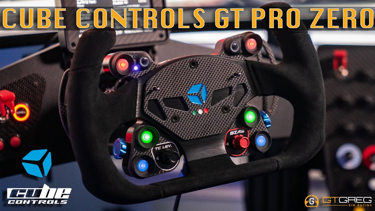 Cube Controls GT Pro Zero - Wireless Simucube 2 Wheel Review!