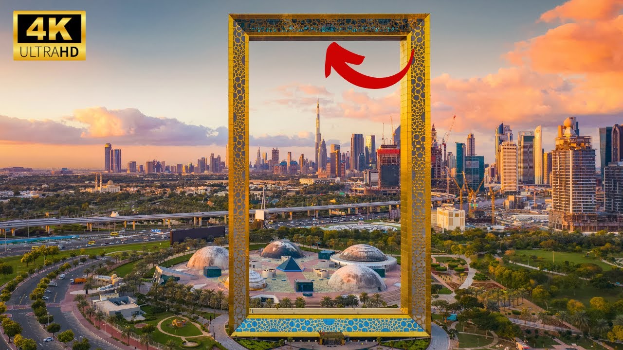 Полный тур по Dubai Frame | Знаменитые виды старого и нового Дубая 🇦🇪