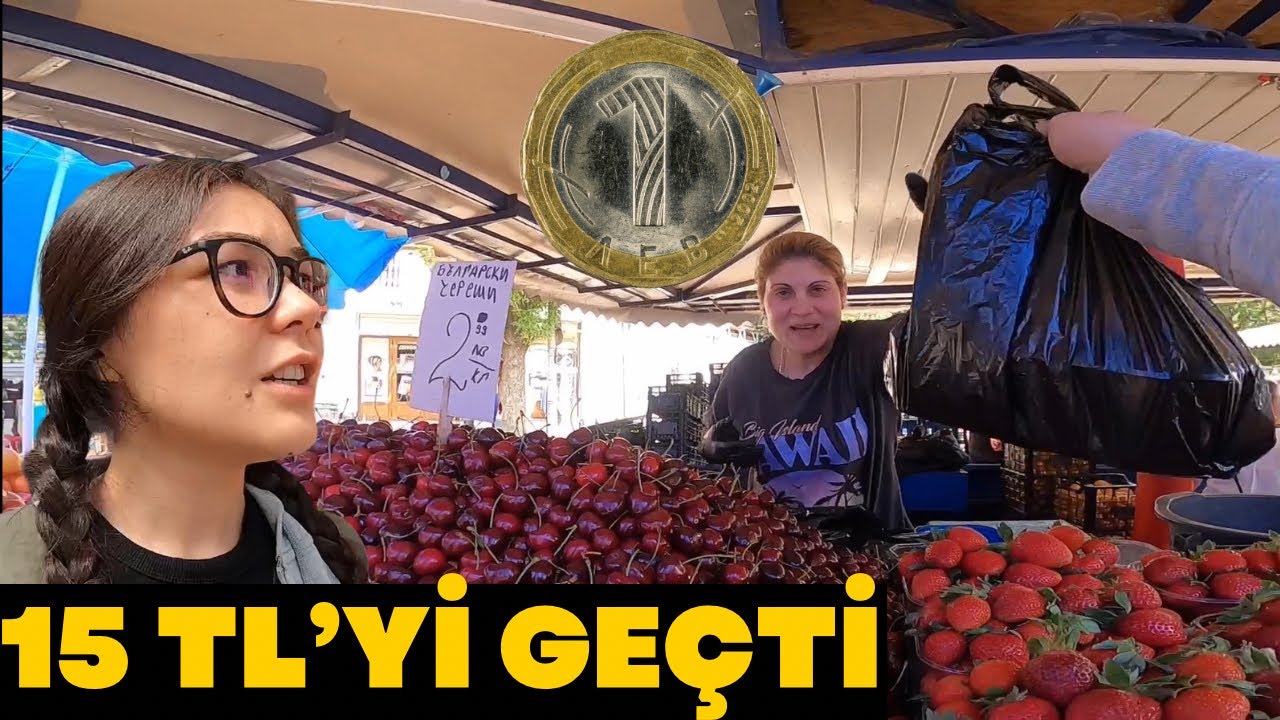 BULGARİSTAN'da Pazarda FİYATLAR! Bulgar Levası 15 TL'yi Geçti