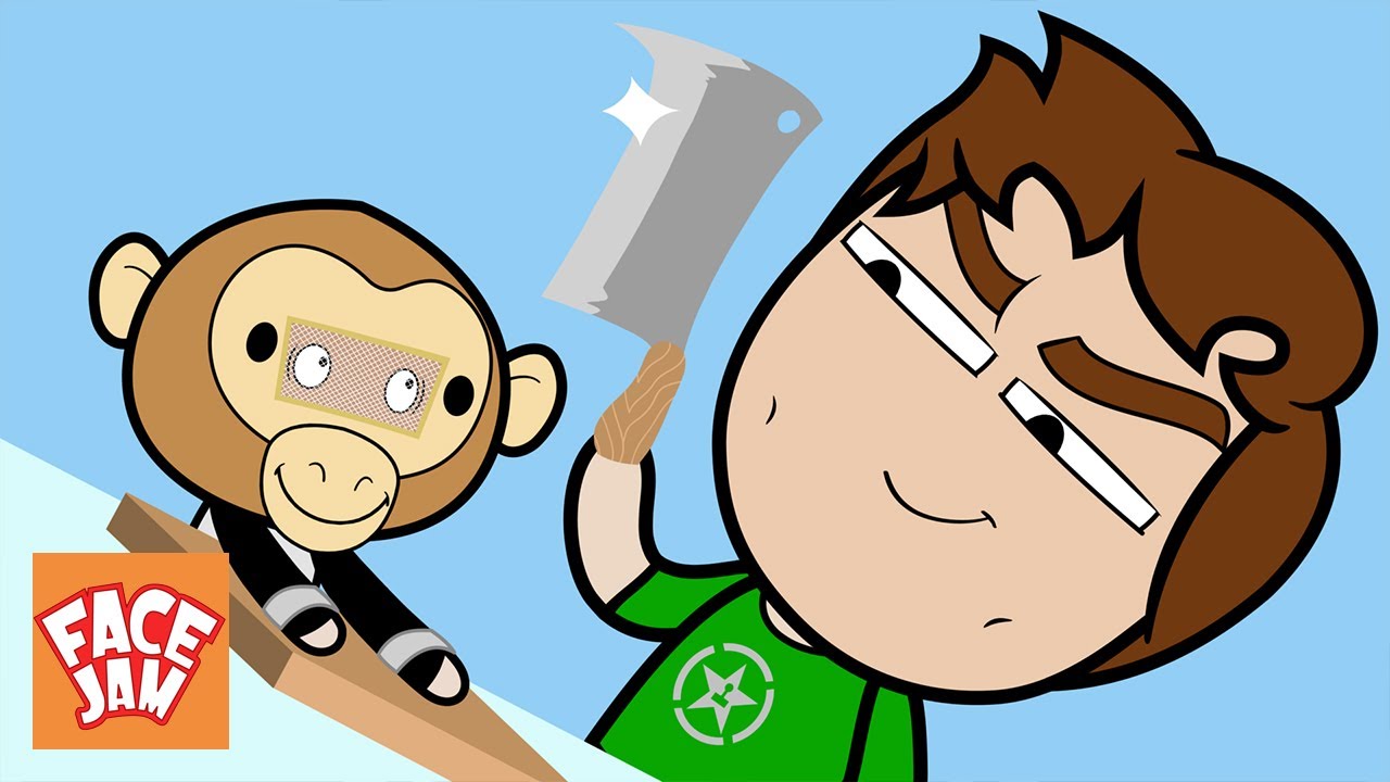 Monkey Bites | Face Jam Animated
