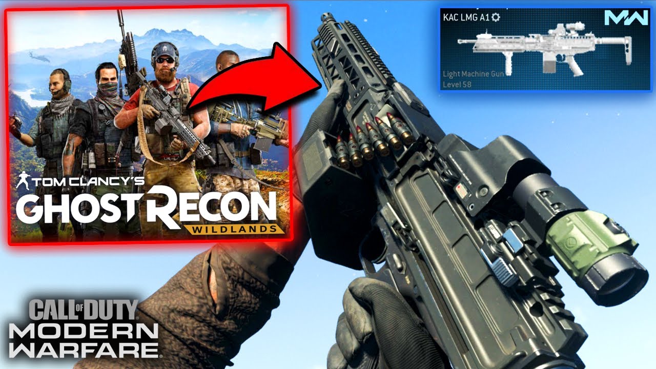 Ghost Lead Nomad's Stoner LMG A1 Loadout in Modern Warfare (2019) Gameplay