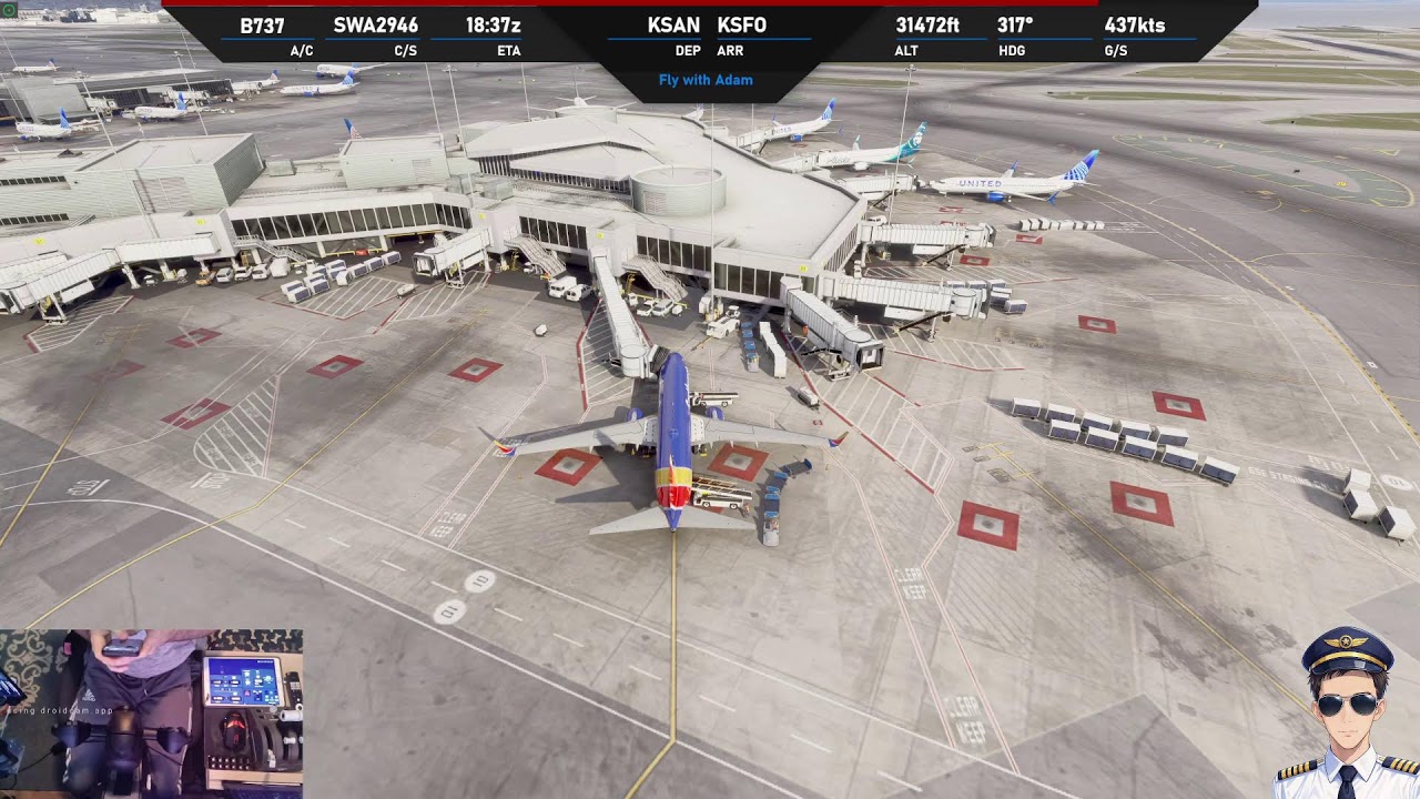 B737 / SAN DIEGO - SAN FRANCISCO