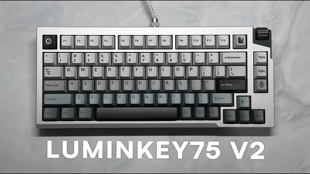 LUMINKEY75 V2 | 압도적인 디자인 퀄리티, 풀알루미늄 75배열 키보드 언박싱 & 타건