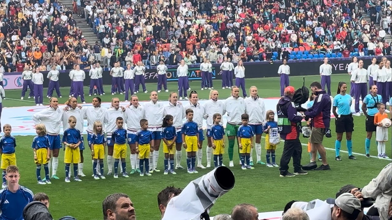 English National Anthem 🏴󠁧󠁢󠁥󠁮󠁧󠁿 England - Spain 🏴󠁧󠁢󠁥󠁮󠁧󠁿🇪🇸 Women's EURO 2025 Final Basel
