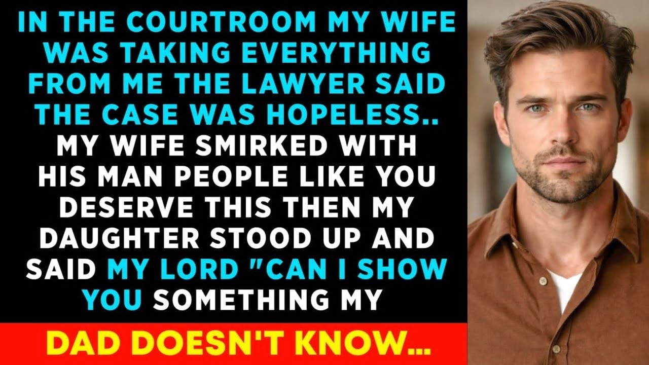 In Court, My Wife Took Everything Away From Me - Then My Daughter Showed The Video, Even The judge..