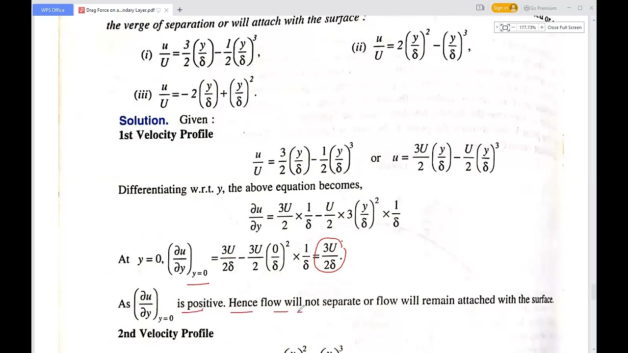 L-62 Numerical on Boundary Layer Separation & it's control by Ankit Srivastav
