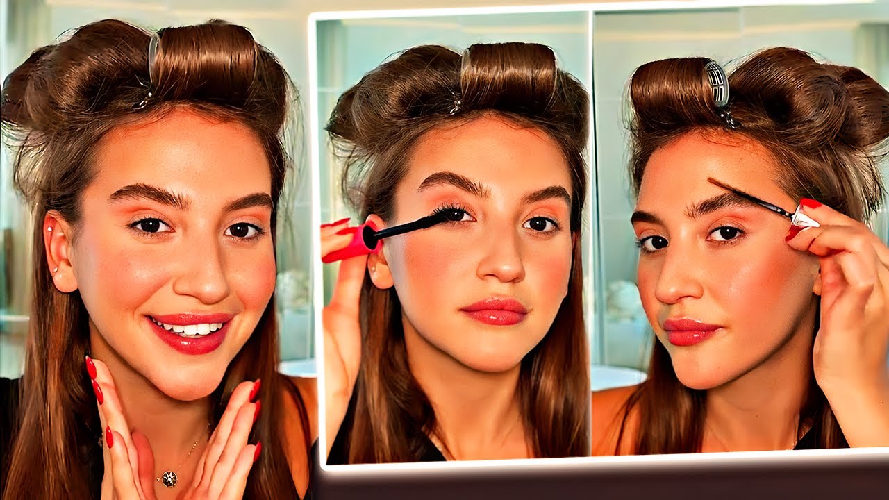 فقرة خلينا نجرب ميك اب على الطريقة الكورية 😘👀 سارة الورع