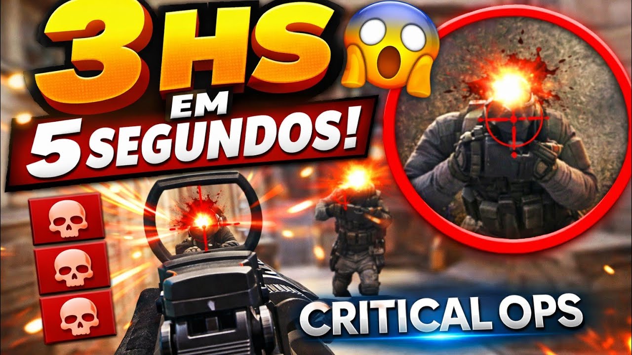 HIGHLIGHTS INSANOS no Critical Ops 😱🔥 Só Bala Monstra!