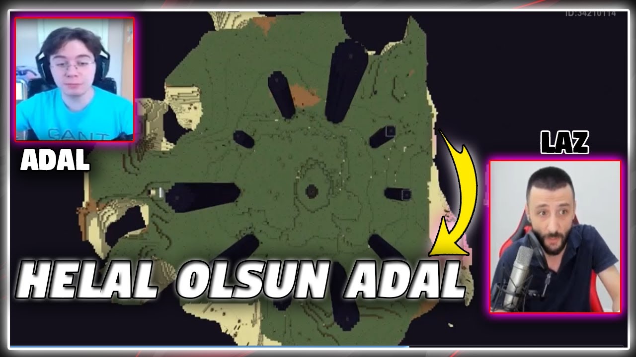 LAZ - ADAL End'i 30 Saatte Yeşillendirdim Videosunu İzliyor ! *Gözlerine İnanamadı* | Minecraft|