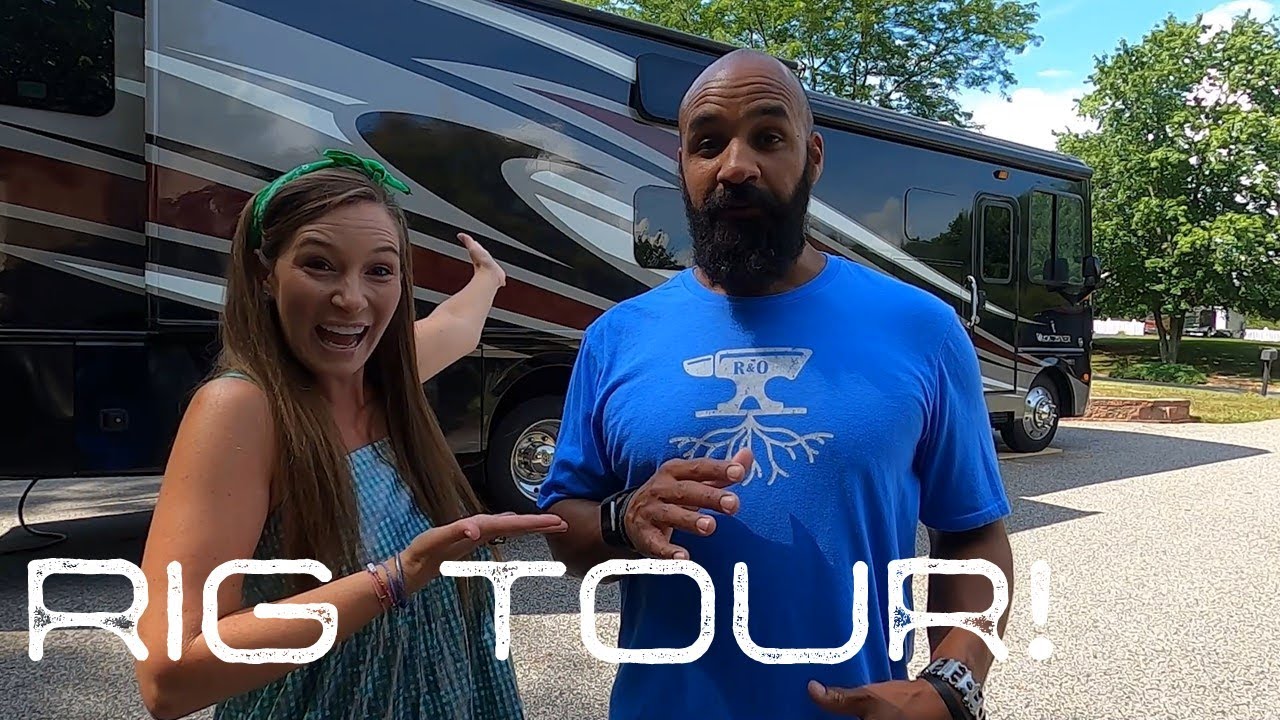 RIG TOUR!  2017 Holiday Rambler Vacationer 36H Class A Motorhome Tour | Adventurtunity Family