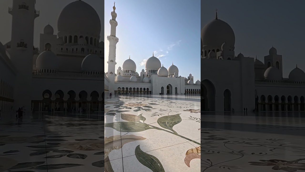 Sheikh Zayed Grand Mosque in Abu Dhabi 🇦🇪 UAE